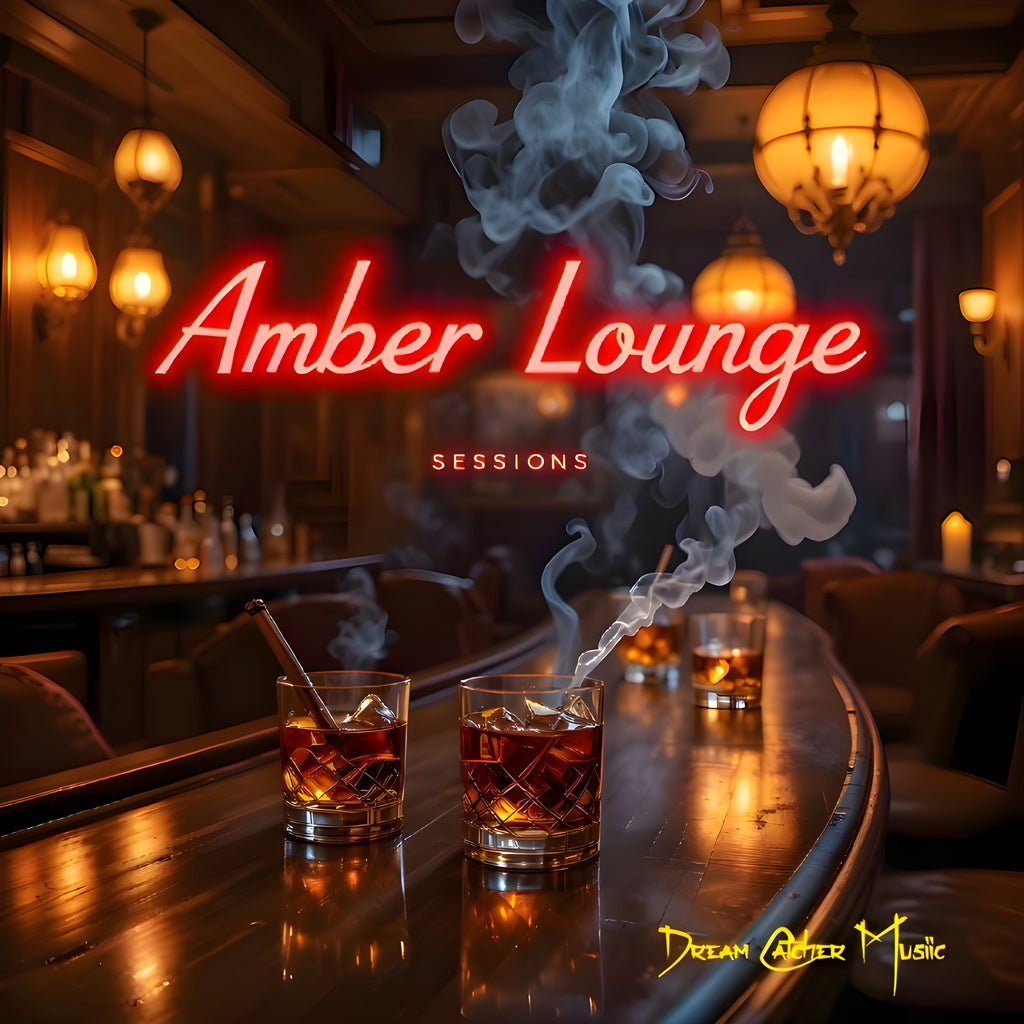 Digital Album Download  Amber Lounge Sessions captures the intimate glow of a midnight jazz lounge, where brushed drums whisper over upright bass