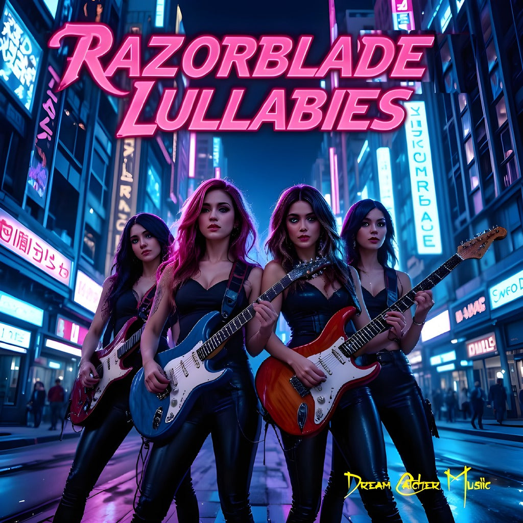 Digital Album Download “Razorblade Lullabies” is out now 🖤 A dark, female‑fronted rock album about toxic love, midnight anxiety and anthems.